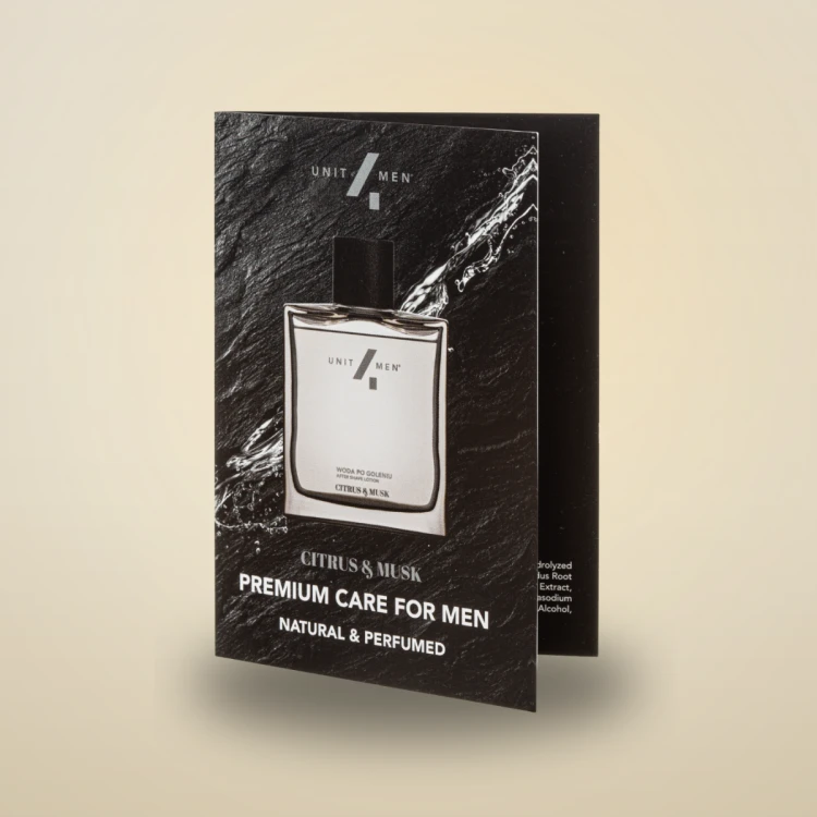 PRÓBKA – Woda po goleniu Citrus&Musk Unit4Men – saszetka próbki