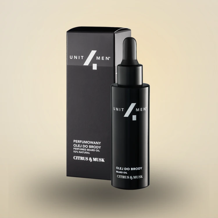 Naturalny olej do brody Citrus&amp;Musk Unit4Men 30ml
