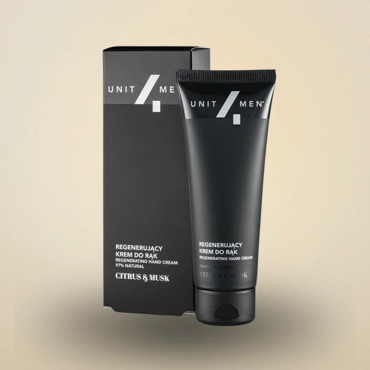 Regenerujący krem do rąk Unit4Men – Citrus&Musk, tuba produktu