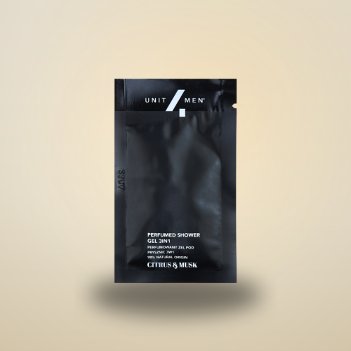 PRÓBKA – Żel do ciała 3w1 Unit4Men – Citrus&Musk, saszetka próbki