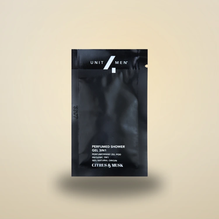 PRÓBKA – Żel do ciała 3w1 Unit4Men – Citrus&Musk, saszetka próbki