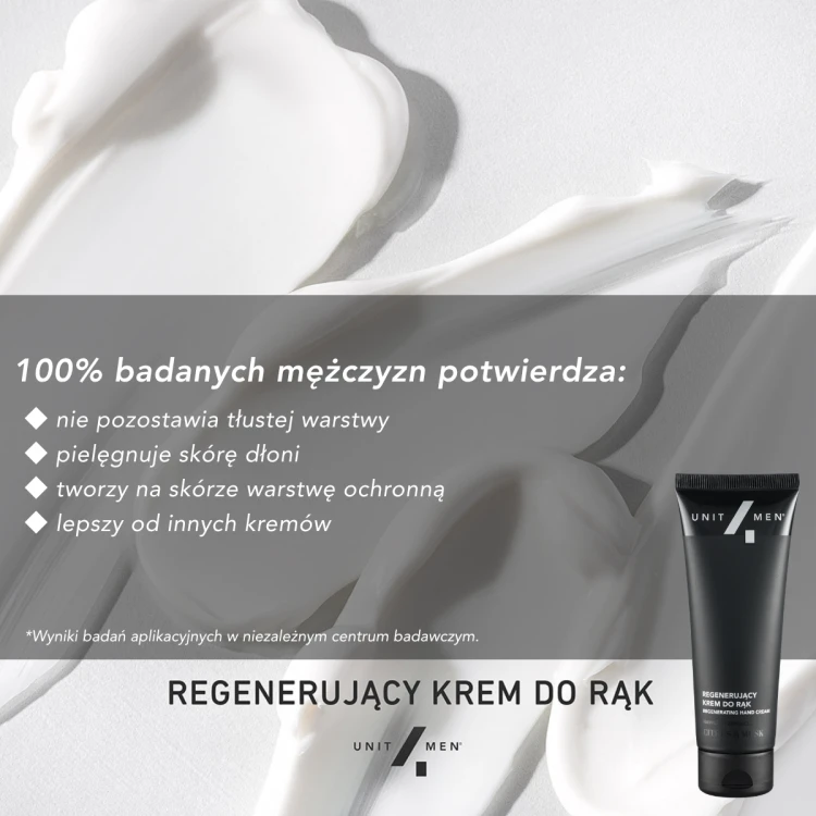 Regenerujący krem do rąk Unit4Men – Citrus&Musk, opakowanie produktu
